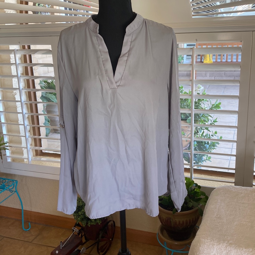 Gray Tunic Blouse
